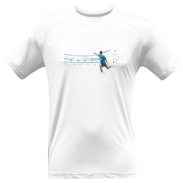 Pánské funkční tričko Premium s potiskem Fotbal, fotbalová ilustrace, sport