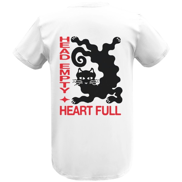 Tričko s potiskem Head Empty Heart Full