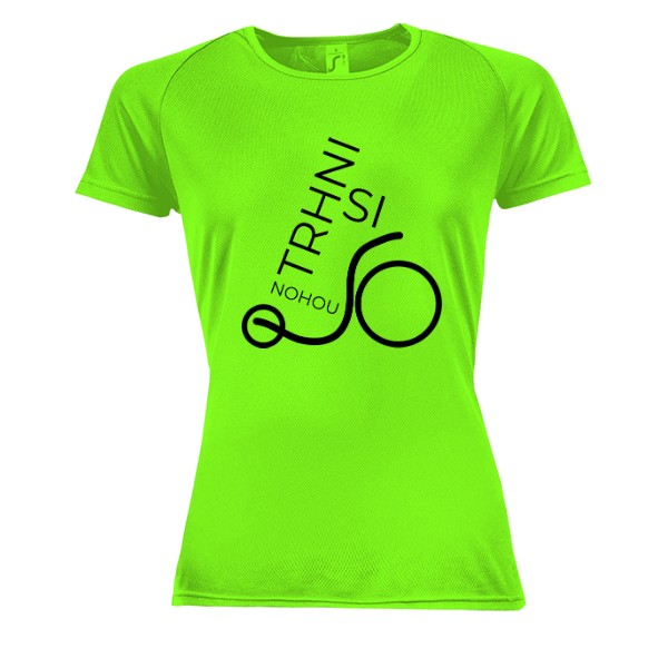 Dámské funkční tričko s potiskem trhni si nohou - funkční