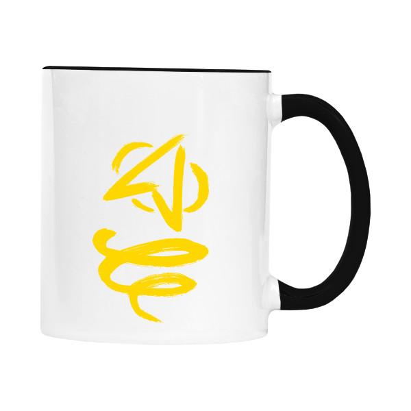 Hrnek malý barevný s potiskem Urza.cz (černý hrnek)